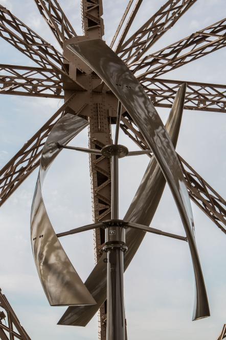 Wind turbine of the Eiffel Tower